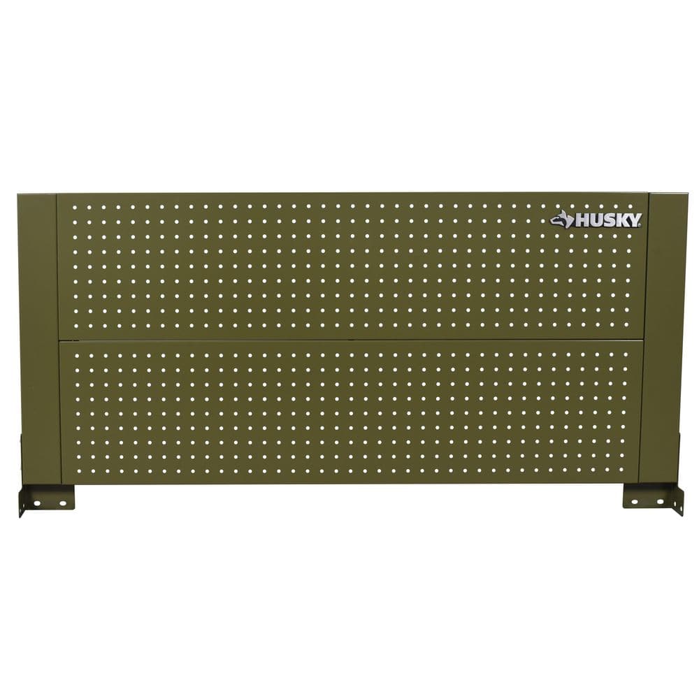 46 in. Gloss Army Green Steel Pegboard Attachment - Hercitys
