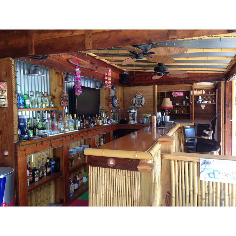 24 in. H x 96 in. L Natural Bamboo Fence - Hercitys