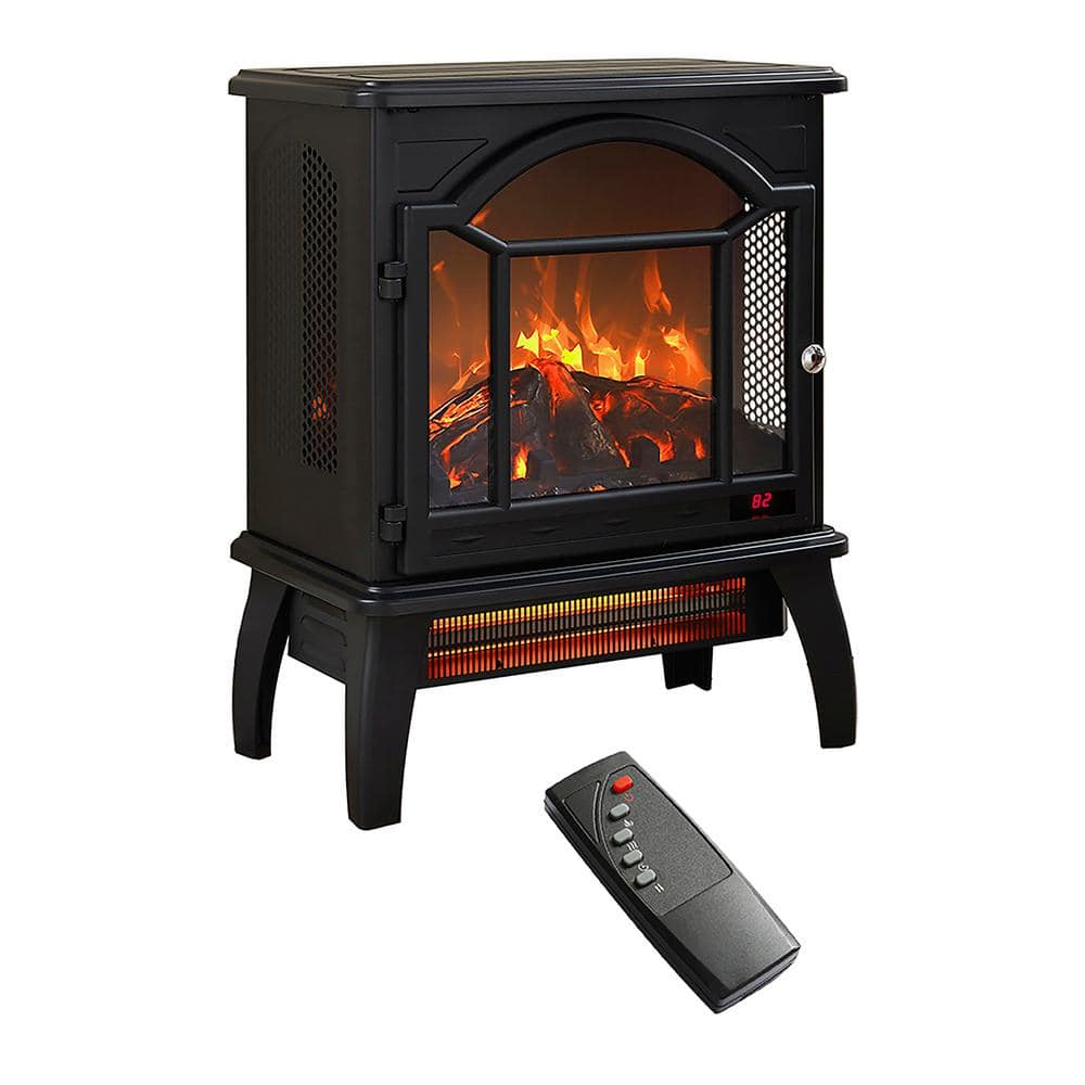400 sq. ft. 18 in. Electric Stove with Remote - Hercitys