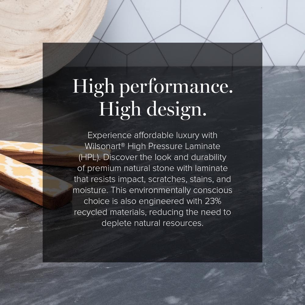 5 ft. x 12 ft. Laminate Sheet in Sombra Premium Textured Gloss Finish - Hercitys