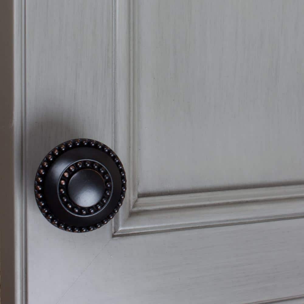 1-3/8 in. Dia Oil Rubbed Bronze Round Celtic Medallion Cabinet Knob (10-Pack) - Hercitys