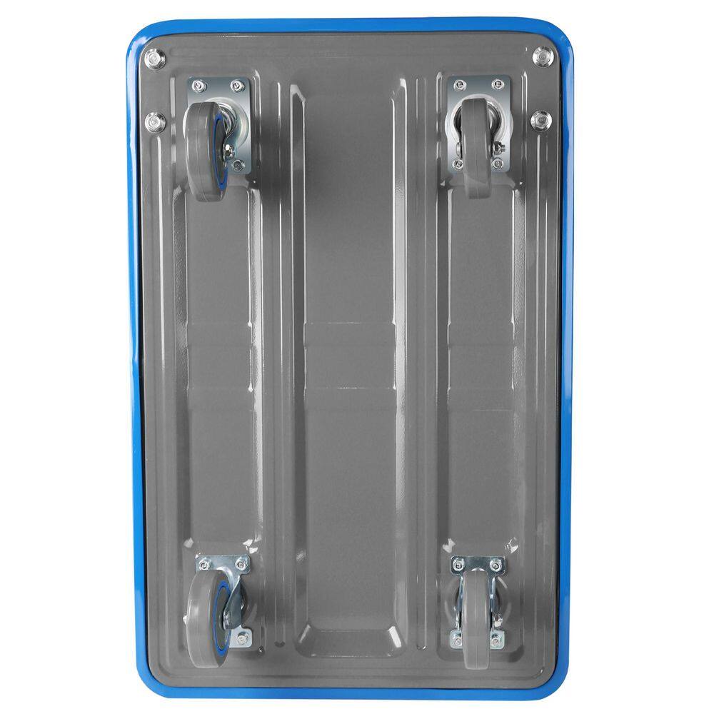 4-Wheel Folding Steel Hand Trusk (28. 70 in. x 19. 00 in. x 32. 50 in.) 330 lbs. - Hercitys