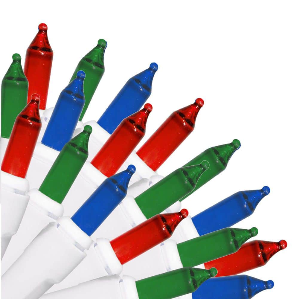 150-Light Multi-Colored 8 Function Chasing Light Set with White Wire - Hercitys