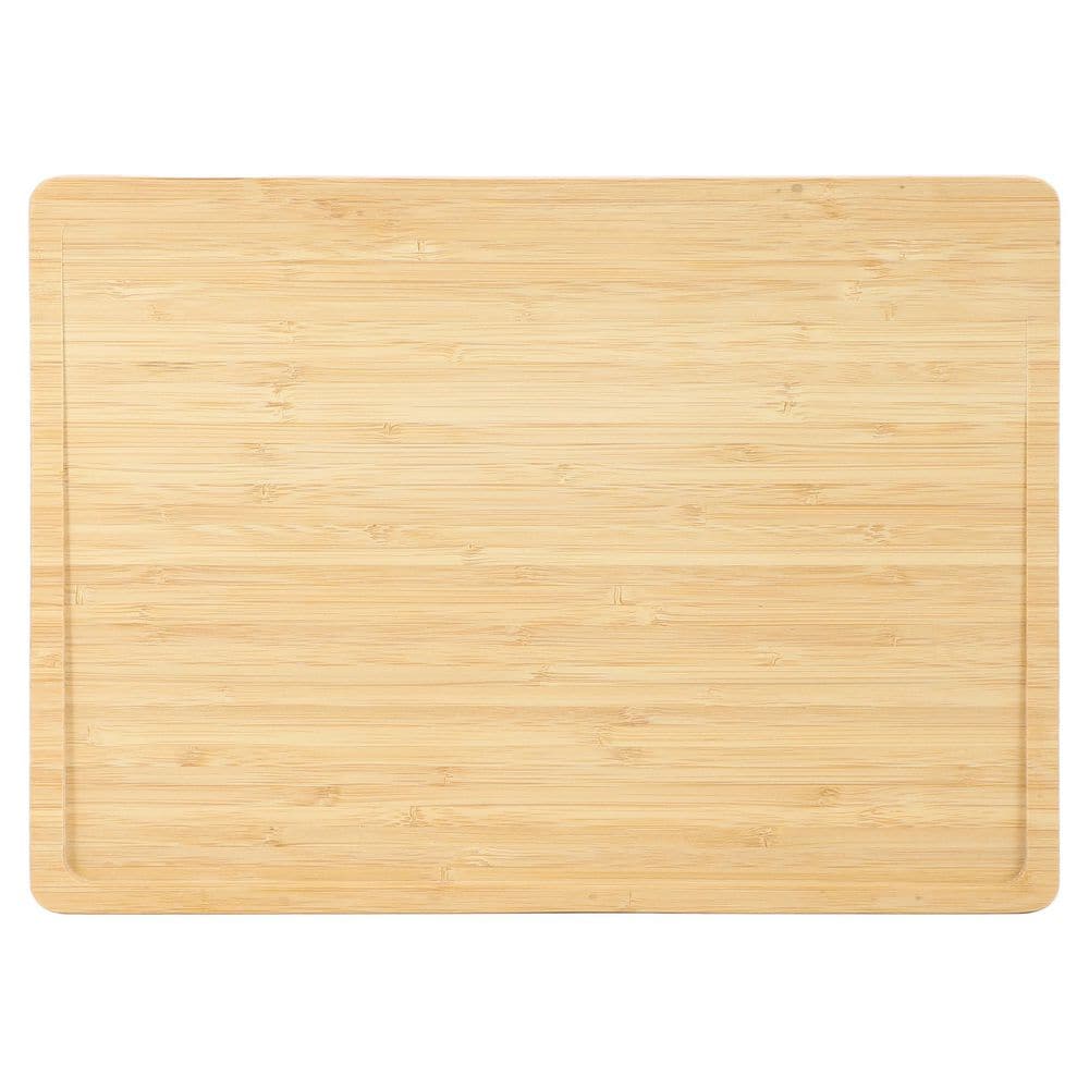 3-Piece Bamboo Cutting, Prep and Serving Boards with Slanted Juice Groove - Hercitys