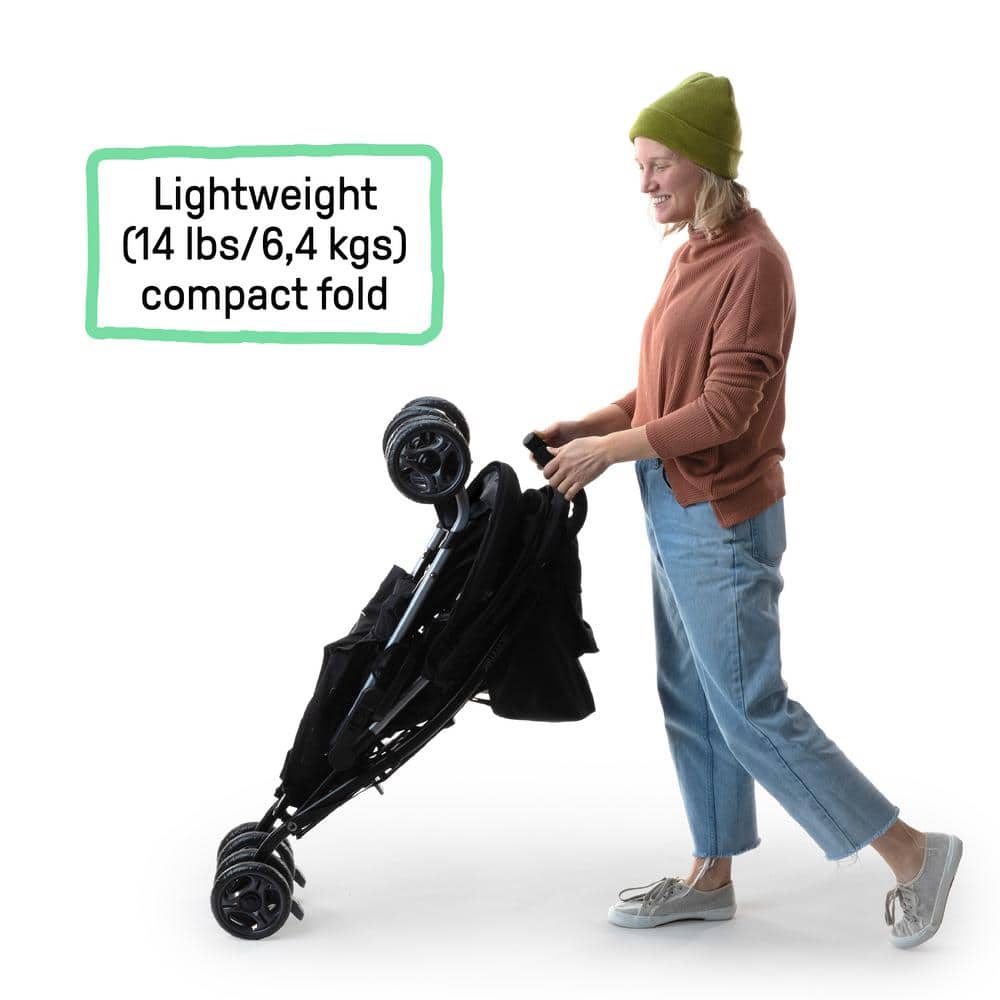 3 Dlite Convenience Stroller, Light-weight Travel Stroller, Green-Age 6-Months Up to 50 lbs. - Hercitys