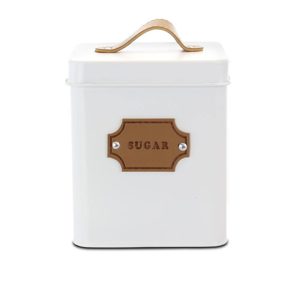 5-Piece Metal Cannister Set with Metal Tops - Hercitys