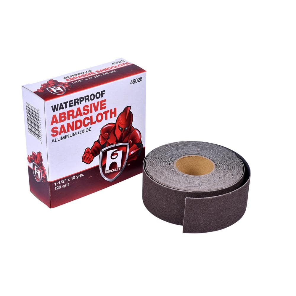 1-1/2 in. x 10 yd. Solder Plumbers Cloth Abrasive Grit Roll - Hercitys