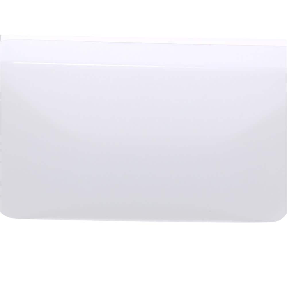 15 in. White LED Low-Profile Residential Square Flush Mount - Hercitys
