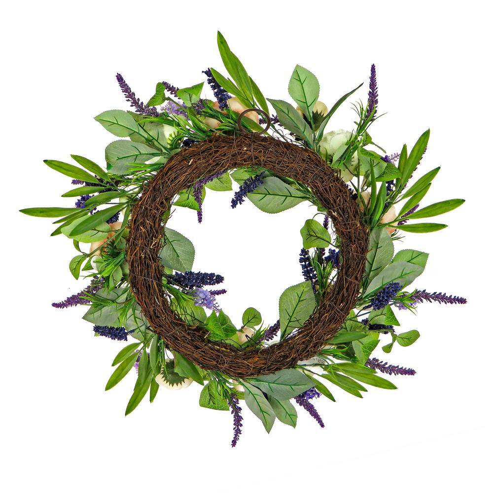 24 in. Ranunculus and Astilbes Wreath - Hercitys