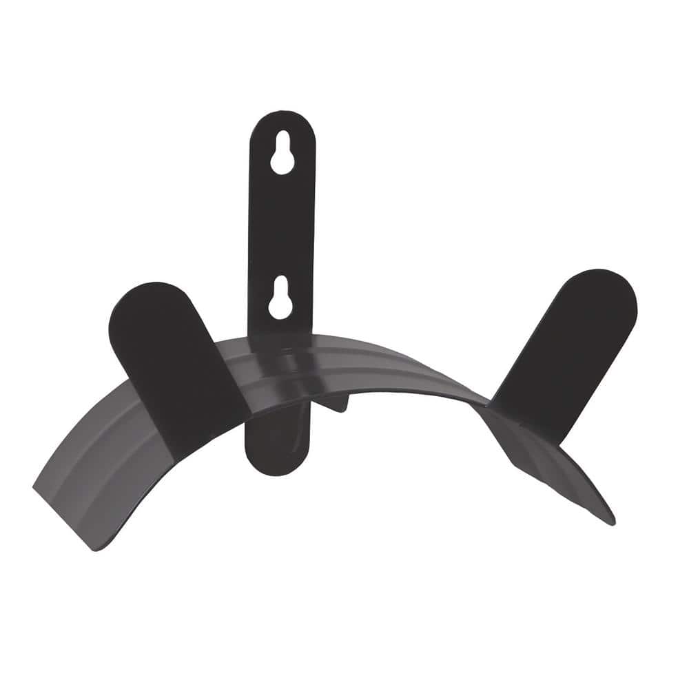 125 ft. Black Steel Heavy-duty Wall Mounted Garden Hose Reel - Hercitys