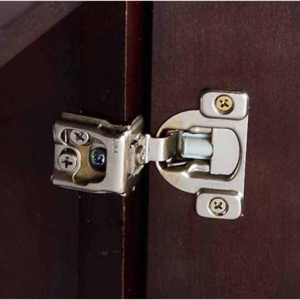 1-1/2 in. Overlay (35 mm) 110-Degree Soft-Close Face Frame Cabinet Hinge 6-Pairs (12 Pieces) - Hercitys