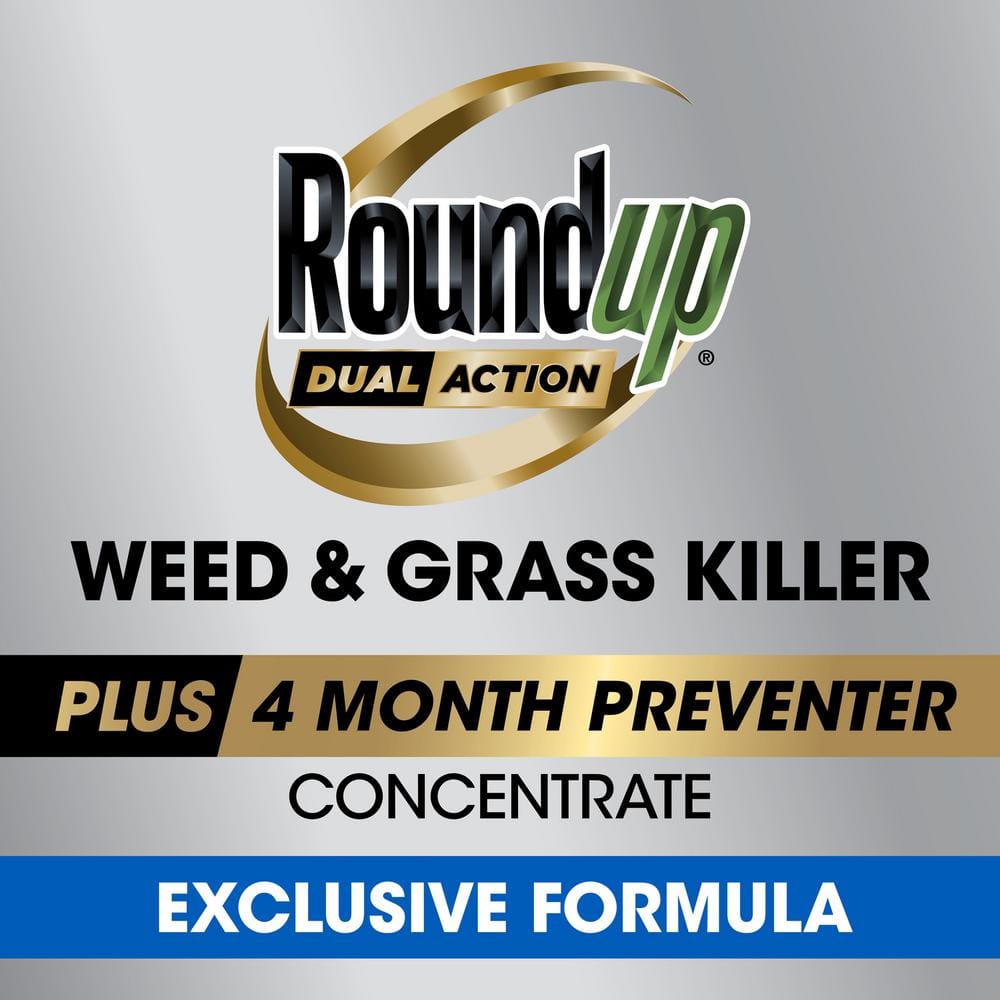 32 fl. oz. Dual Action Weed and Grass Killer Plus 4-Month Preventer Concentrate - Hercitys