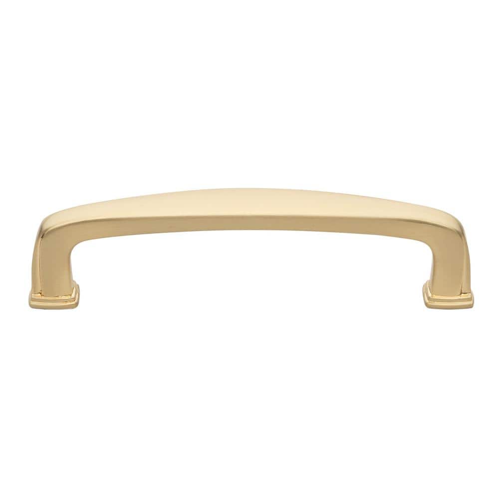 3-3/4 in. (57.15 mm) Center-to-Center Champagne Gold Deco Bar Pull (10-Pack ) - Hercitys