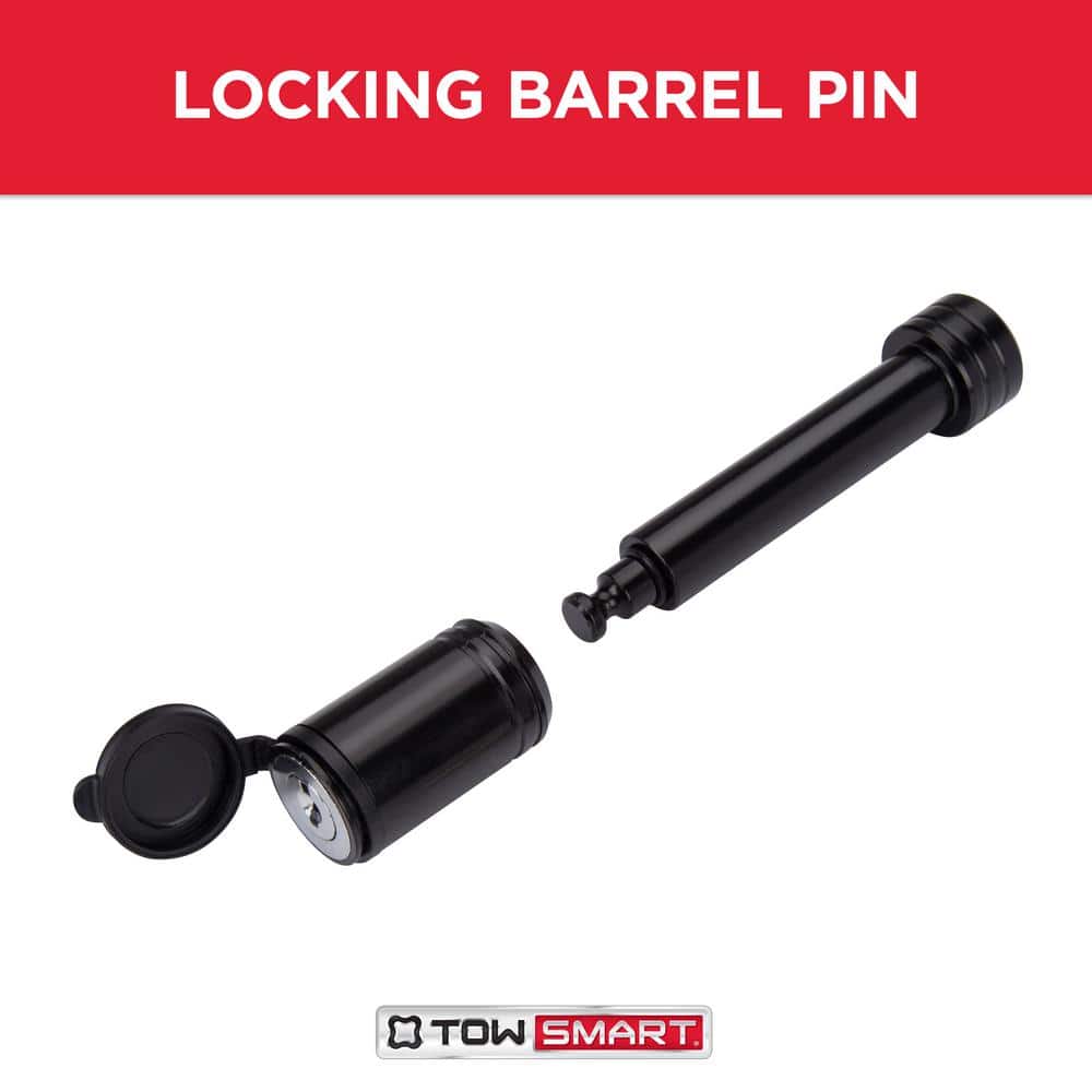 5/8 in. Barrel Style Receiver Lock – Black - Hercitys