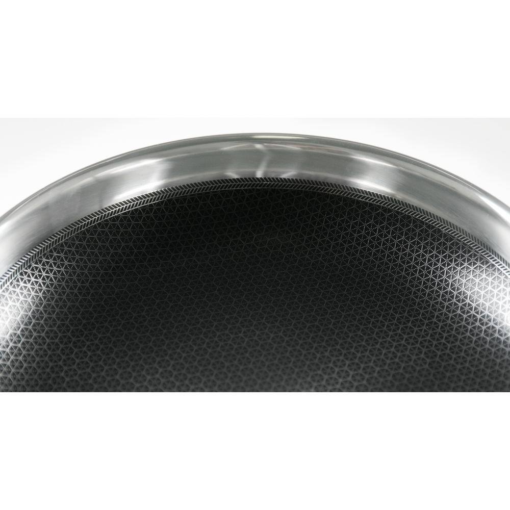 12.5 in. Hybrid Quick Release Wok in Stainless Steel - Hercitys