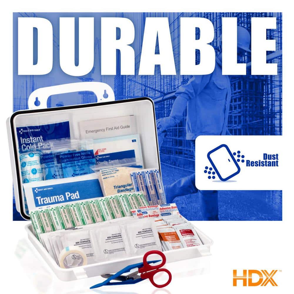 230-Piece Plastic OSHA First Aid Kit - Hercitys