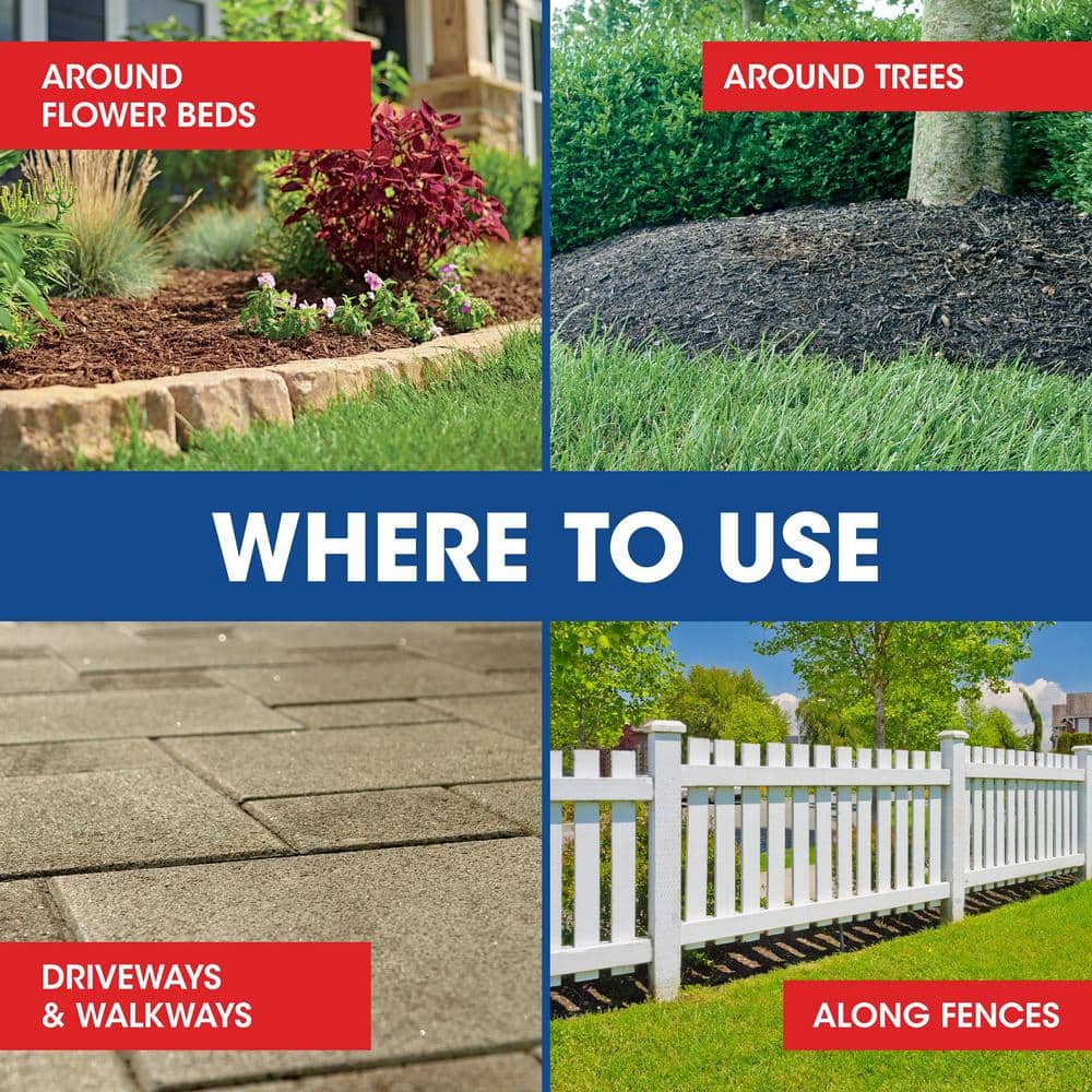 32 fl. oz. Weed/Grass Killer 4 Concentrate, Use in and Around Flower Beds, Walkways and Other Areas of your Yard - Hercitys
