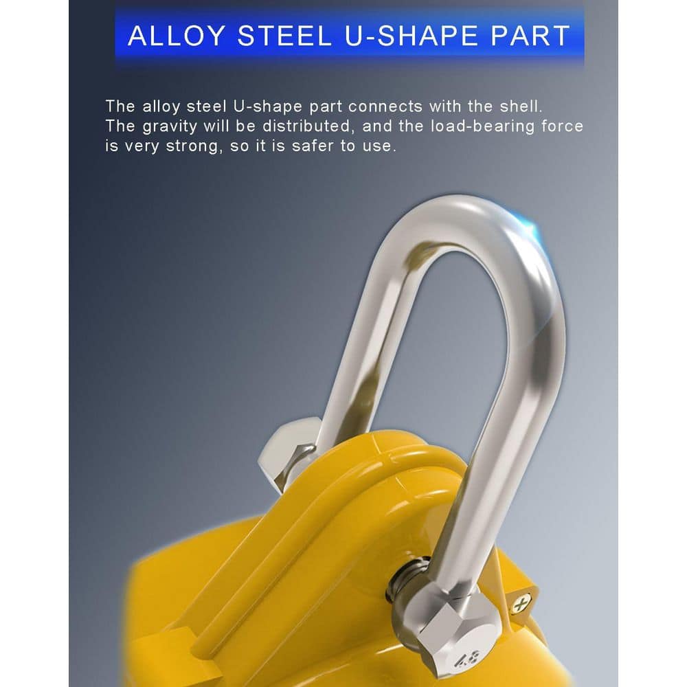 23 ft. Self Retracting Lifeline with Dual Alloy Steel Hook Heavy Duty Steel Wire Rope Quick Brake Fall Protection - Hercitys