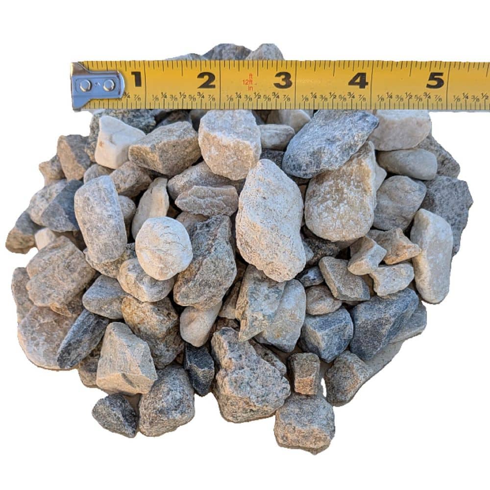 0.50 cu. ft. 40 lbs. 3/4 in. Blue Ice Decorative Landscaping Gravel - Hercitys