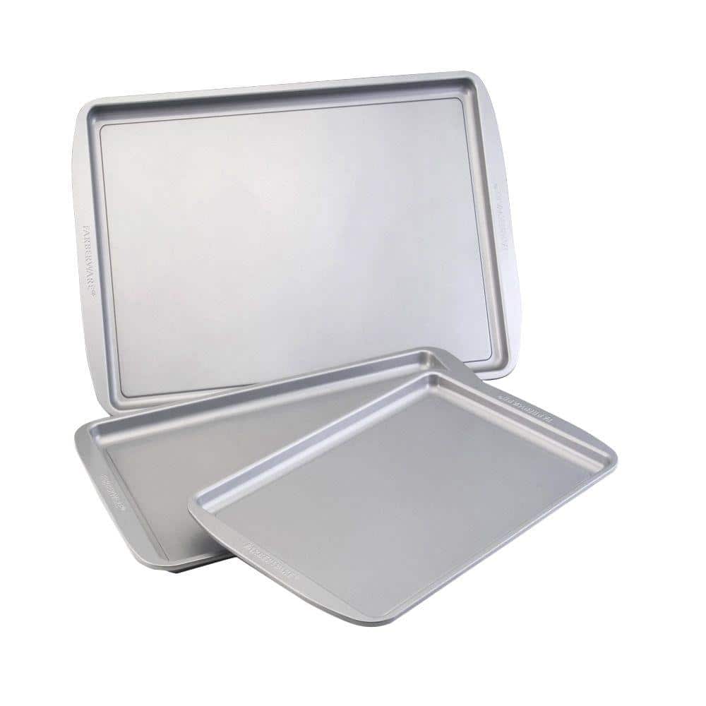 3-Piece Cookie Pan Set - Hercitys