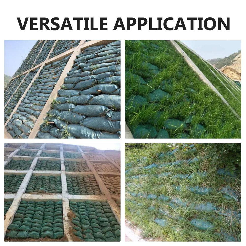 15.7 in. x 23.6 in. Double Layer Grass Bag Slope Protection And Environmental Protection/River Treatment, (30-Pack) - Hercitys