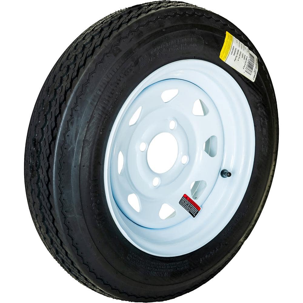 4 Hole 60 PSI 4.8 in. x 12 in. 4-Ply Tire and Wheel Assembly - Hercitys