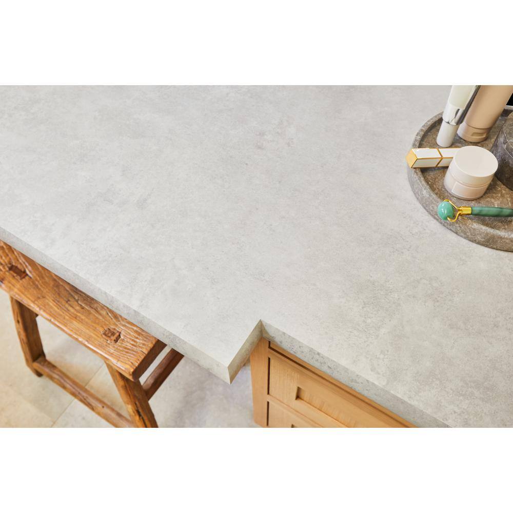 5 ft. x 12 ft. Laminate Sheet in Patina Chalk with Monolith Finish - Hercitys