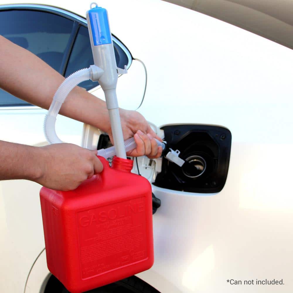 2.5 GPM 2AA Battery Powered Fuel Transfer Pump with Auto-Stop - Hercitys