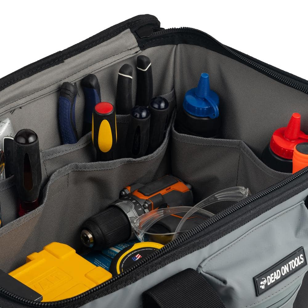 18 in. FlatTop Weather Resistant Tool Bag - Hercitys