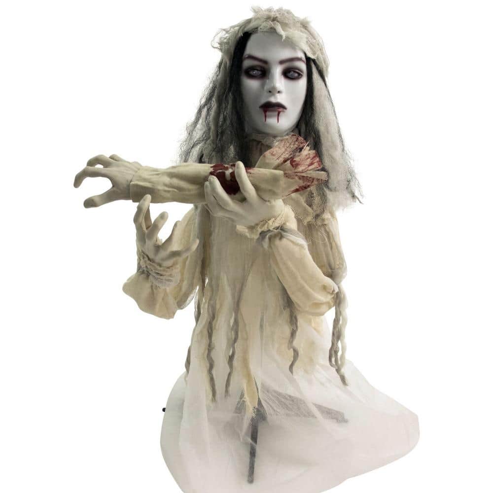 40 in. Touch Activated Animatronic Bride - Hercitys