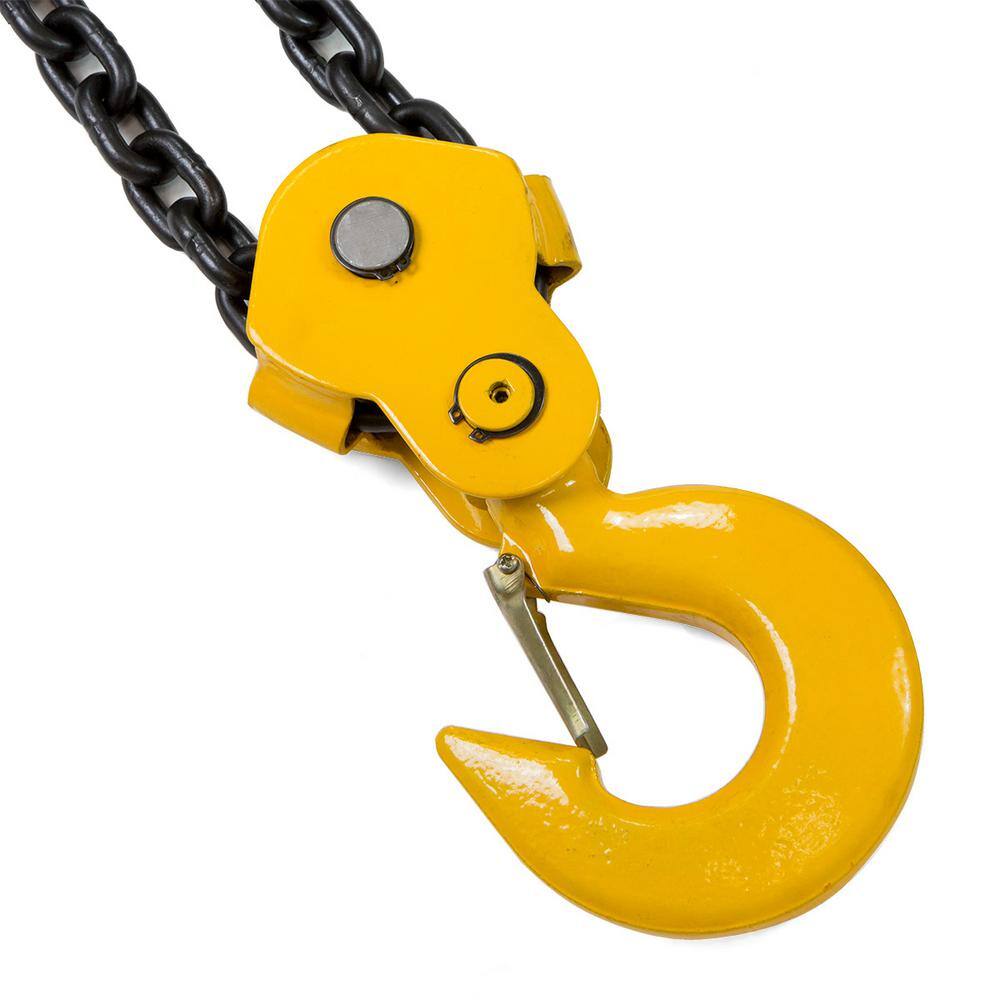 10 ft. 6-Ton Steel Block Chain Lever Hoist Puller Lifter - Hercitys