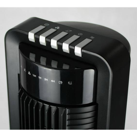 42 in. Tower Fan in Black with Oscillating, Remote Control, Sleep wind, Timer - Hercitys