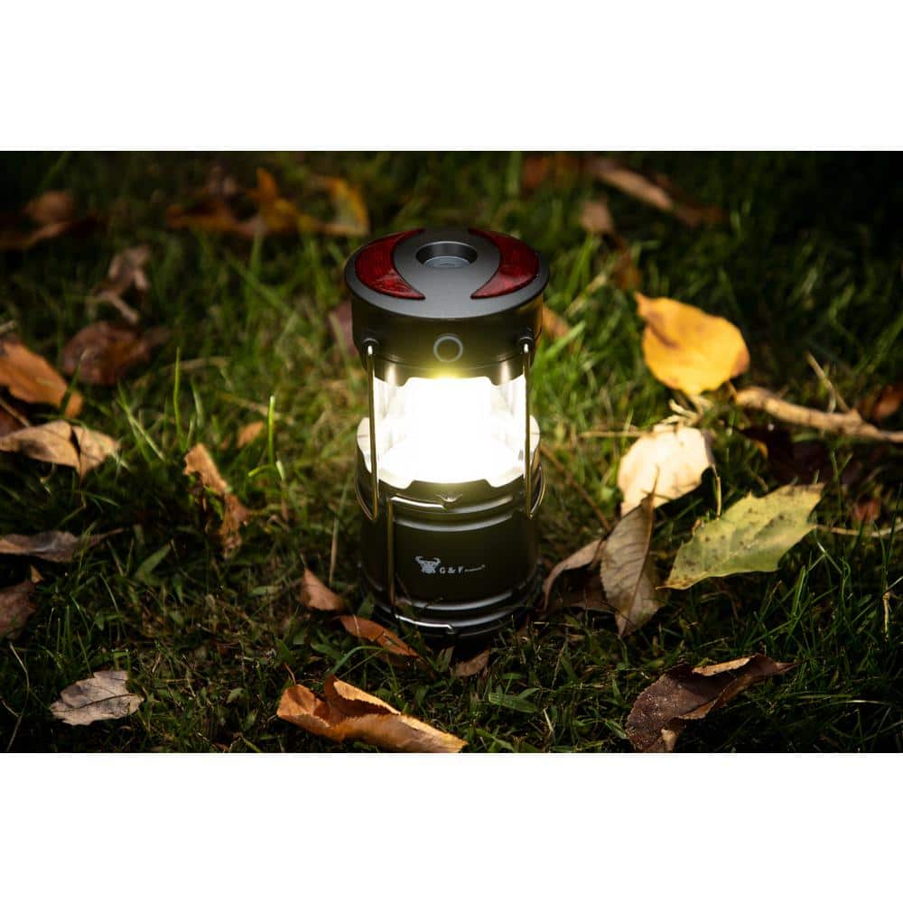 200 Lumens 360 LED Lanterns Flashlights Emergency Lights with Magnet Base (2-Pack) - Hercitys