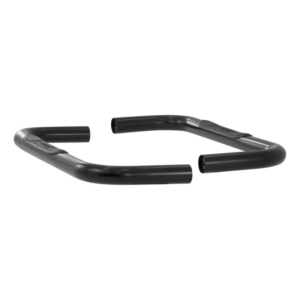 3-Inch Round Black Steel Nerf Bars, No-Drill, Select Chevrolet, GMC Blazer K5 - Hercitys