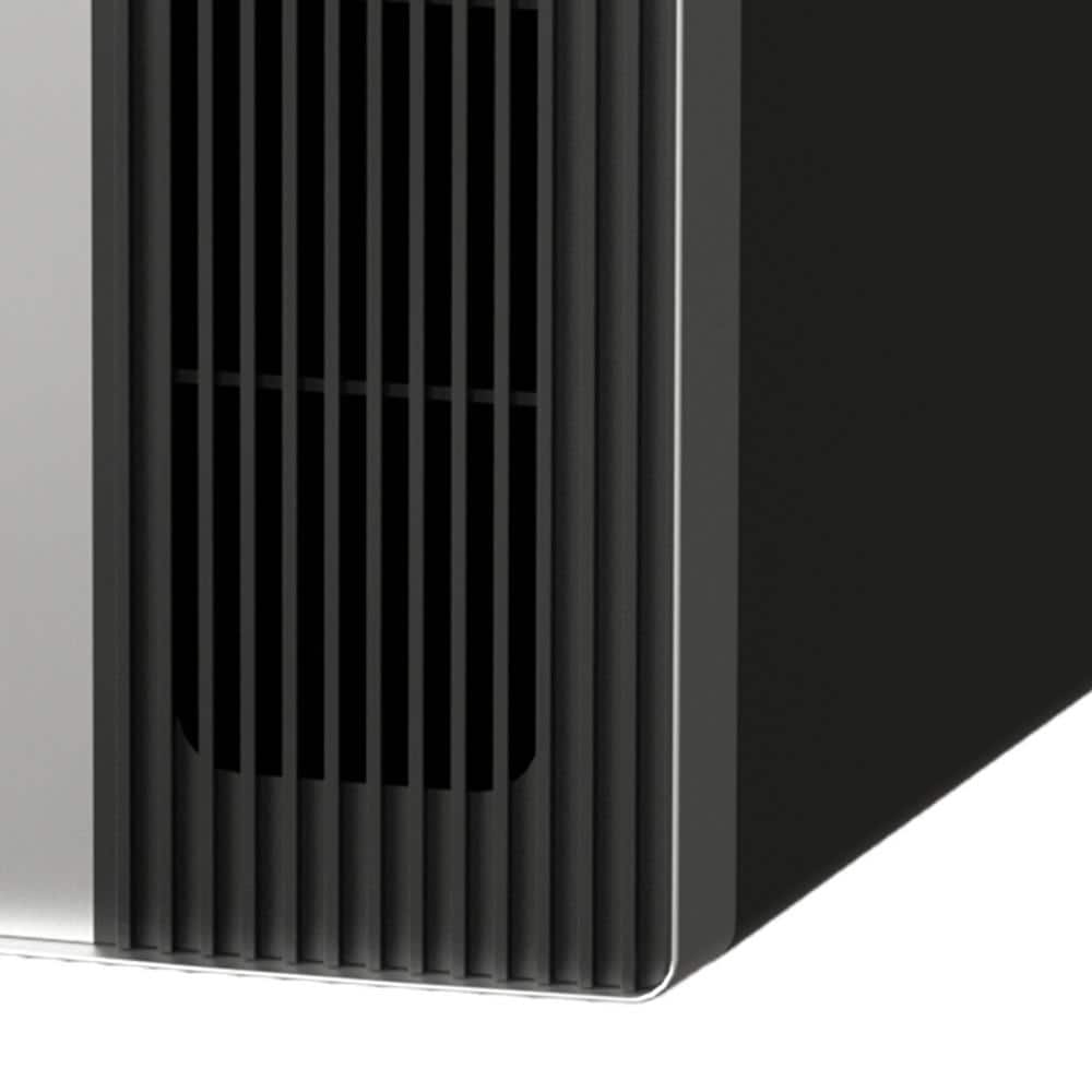 1500-Watt Black Cabinet Electric 3 qt. Convection/Radiant Heater with Remote Control - Hercitys