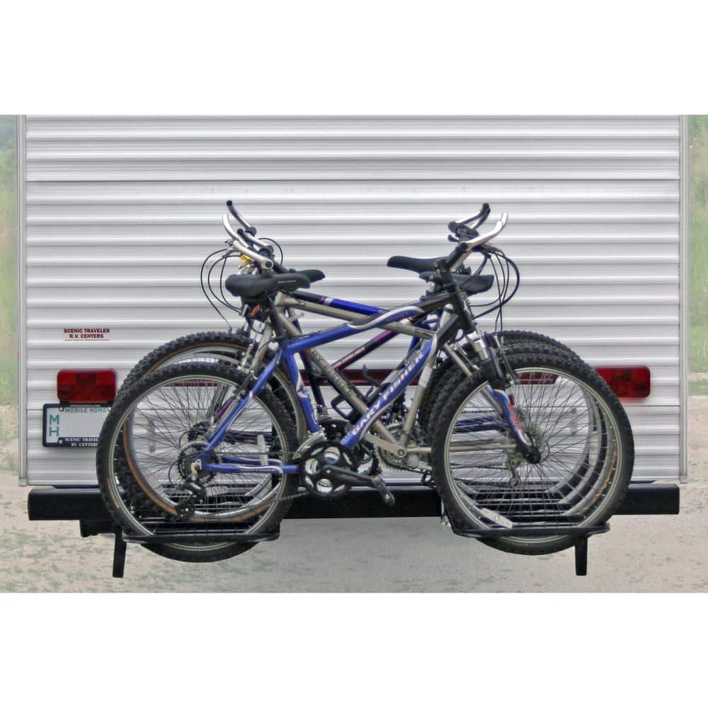 140 lbs. 4-Bike Steel RV Bumper Bike Rack - Hercitys