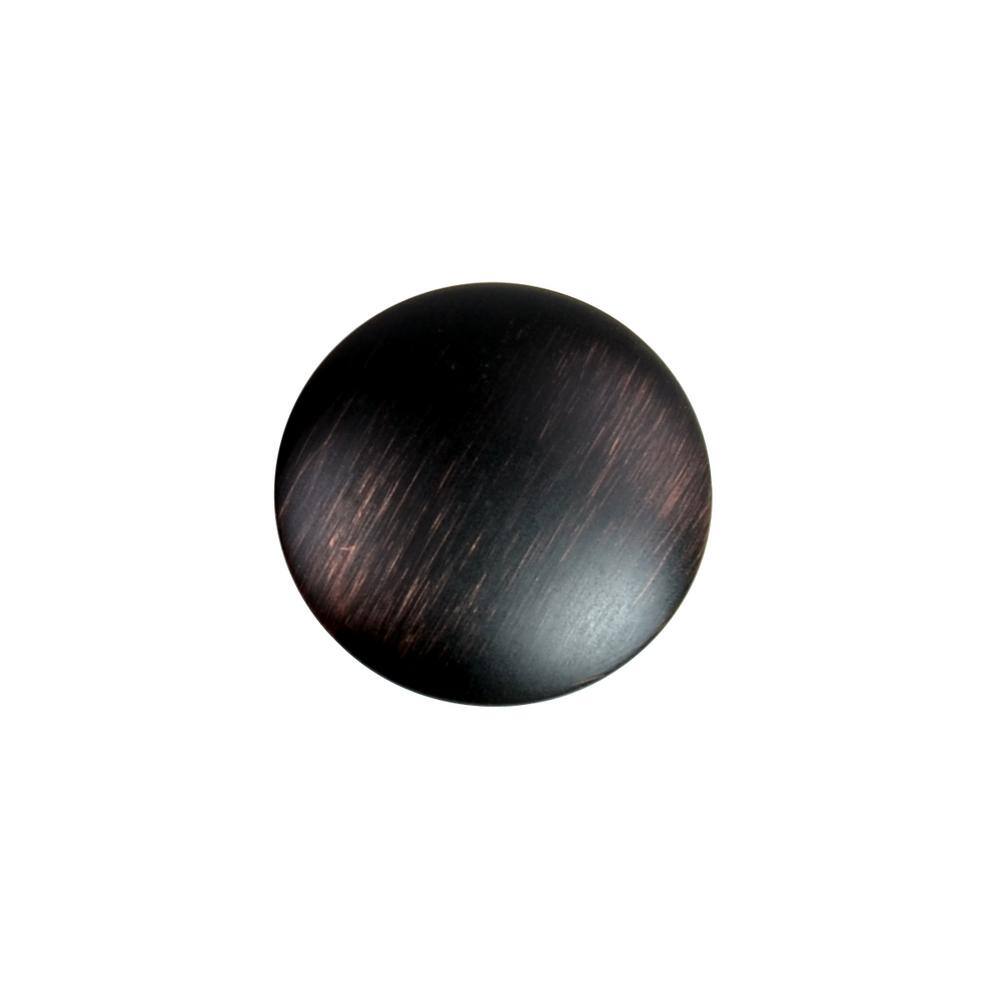 1-1/4 in. Oil Rubbed Bronze Modern Round Cabinet Knob (10-Pack) - Hercitys