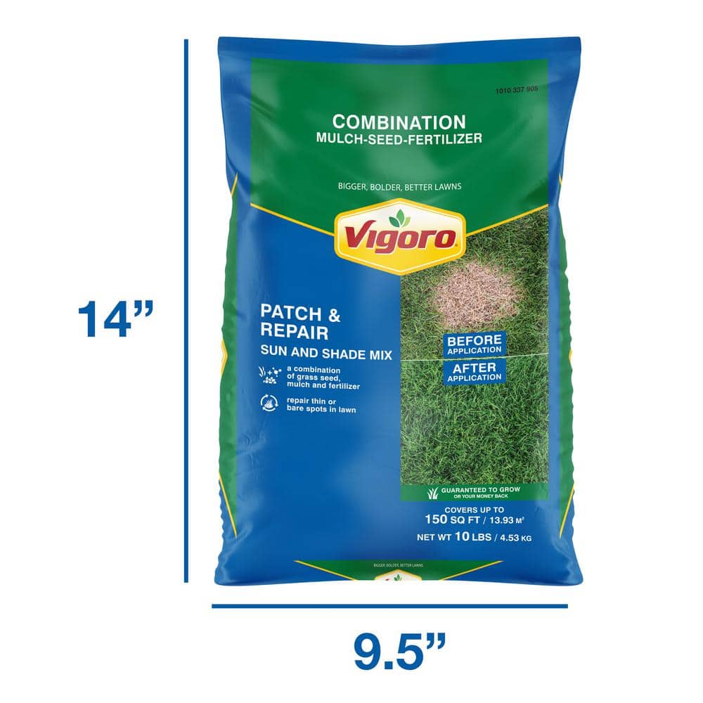 10 lb. Patch and Repair Sun and Shade Grass Seed Mix - Hercitys