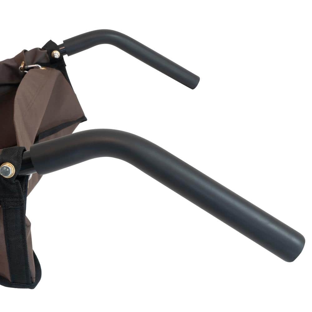 5 cu. ft. Foldable Garden Cart Wheelbarrow - Hercitys