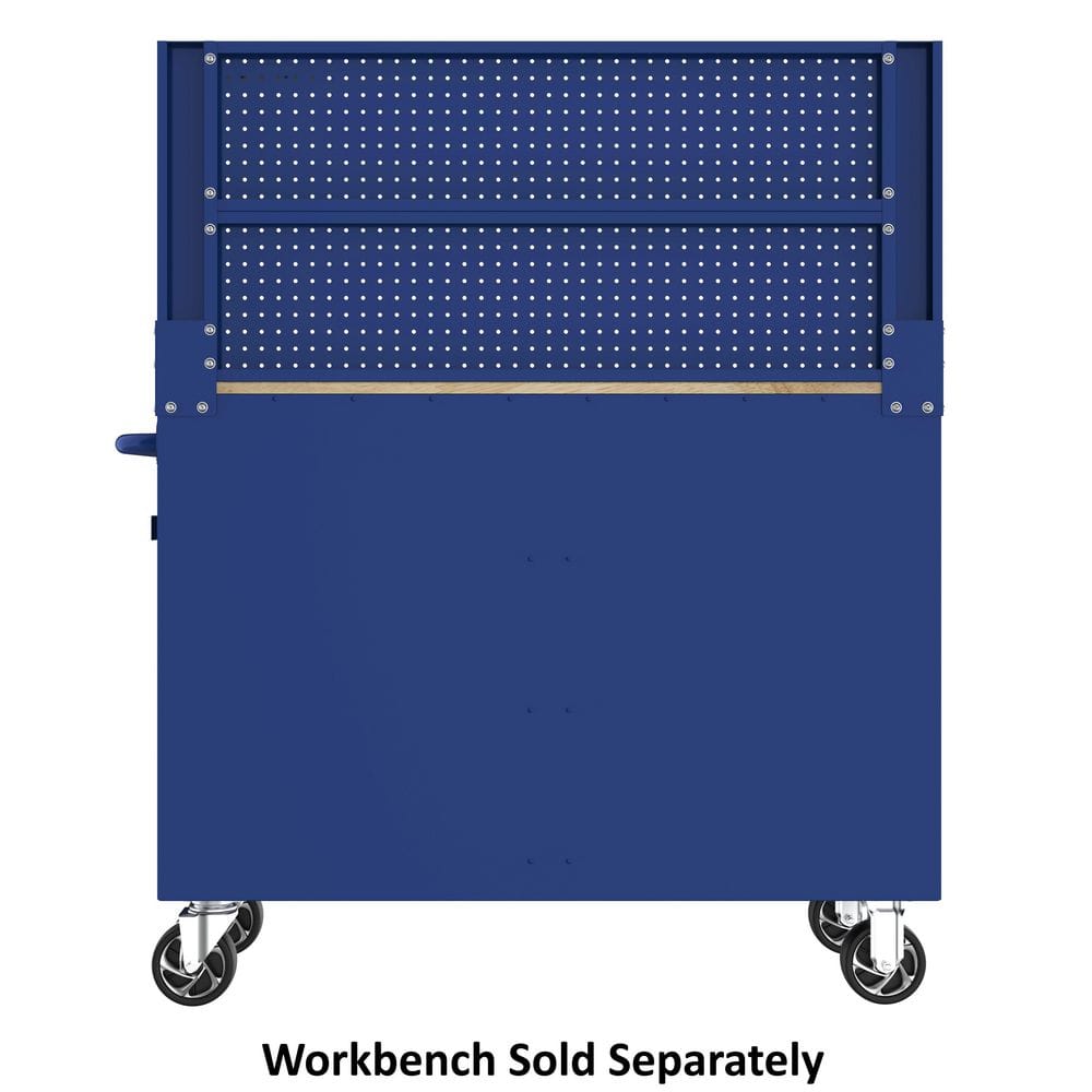 46 in. Gloss Blue Steel Pegboard Attachment - Hercitys