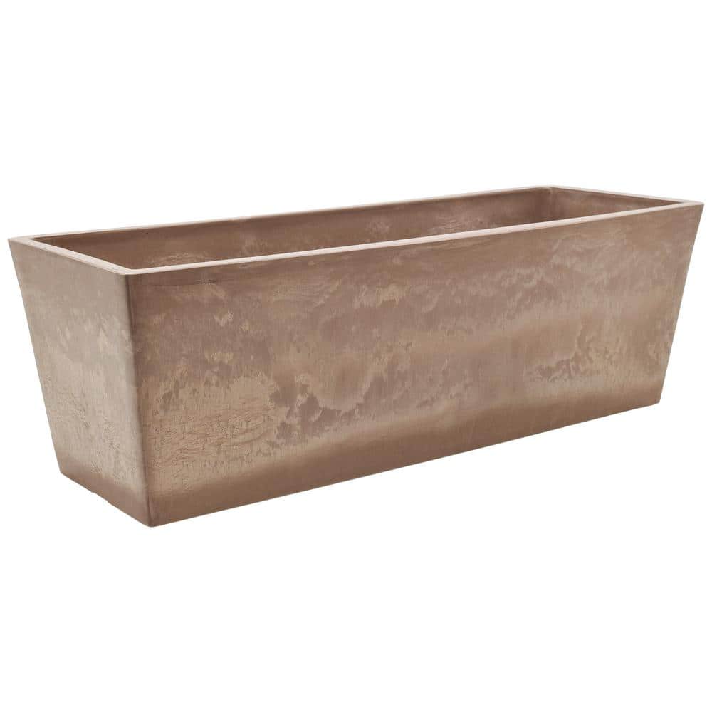 25.3 in. x 9 in. Taupe Composite PSW Window Box - Hercitys