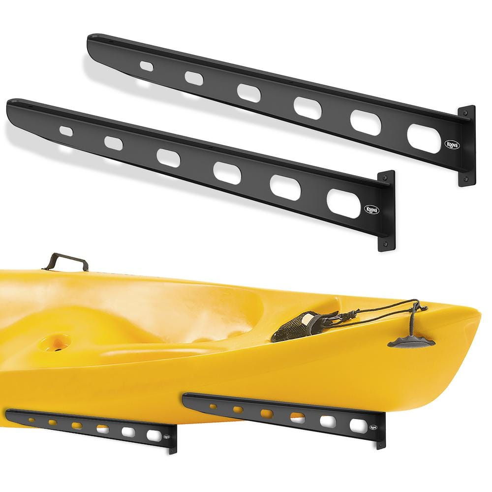 4- Kayak 25” Wall Mounted Storage Racks - Hercitys