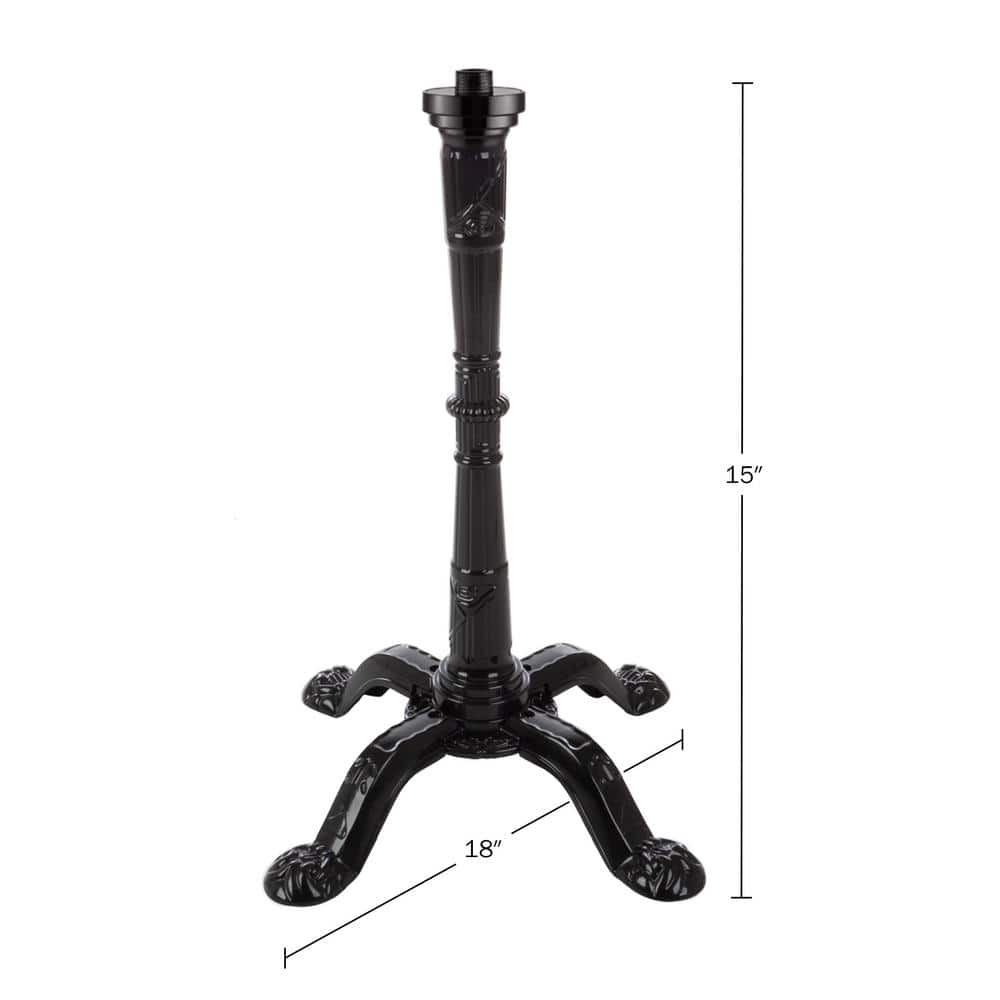 15 in. Gumball Machine Stand, Black - Hercitys