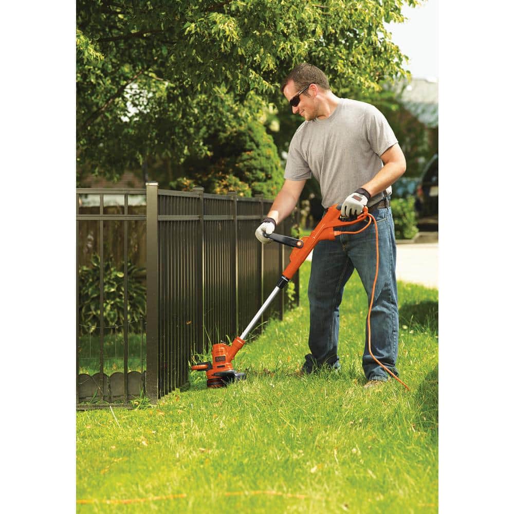 14 in. 6.5 AMP Corded Electric Single Line 2-in-1 String Trimmer & Lawn Edger with Automatic Feed and POWERDRIVE - Hercitys