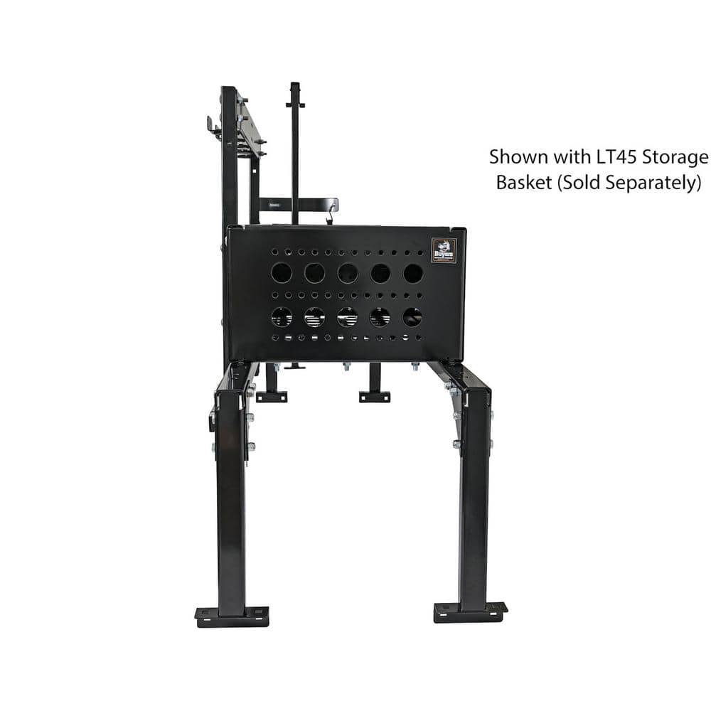 5-Tier Open Landscape Trailer Hand Shovel Tool Holder Rack - Hercitys