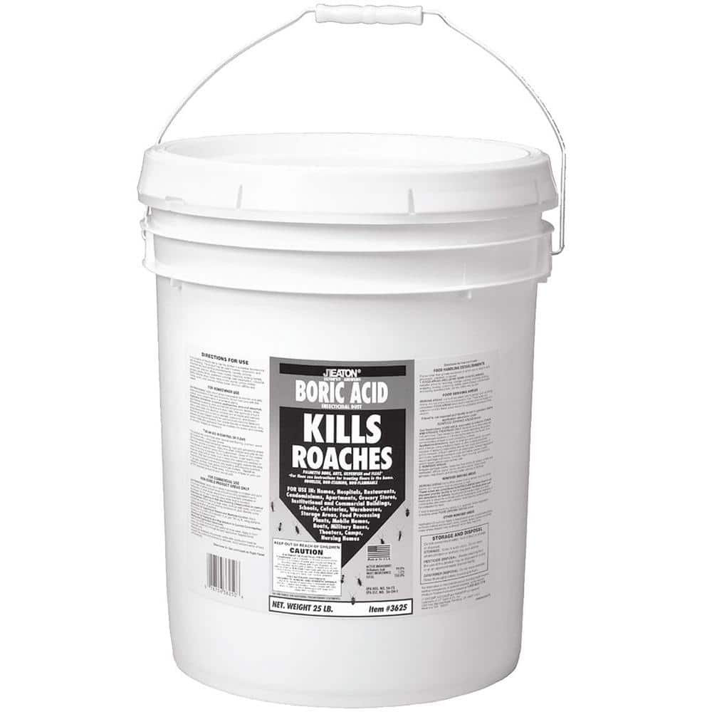 25 lb. Boric Acid Insecticidal Dust in Resealable Pail - Hercitys