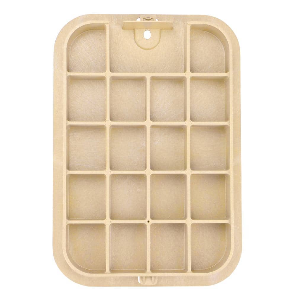 14 in. X 19 in. Rectangular Standard Series Valve Box Extension & Cover, 6-3/4 in. Height, Sand Box, Sand ICV Cover - Hercitys