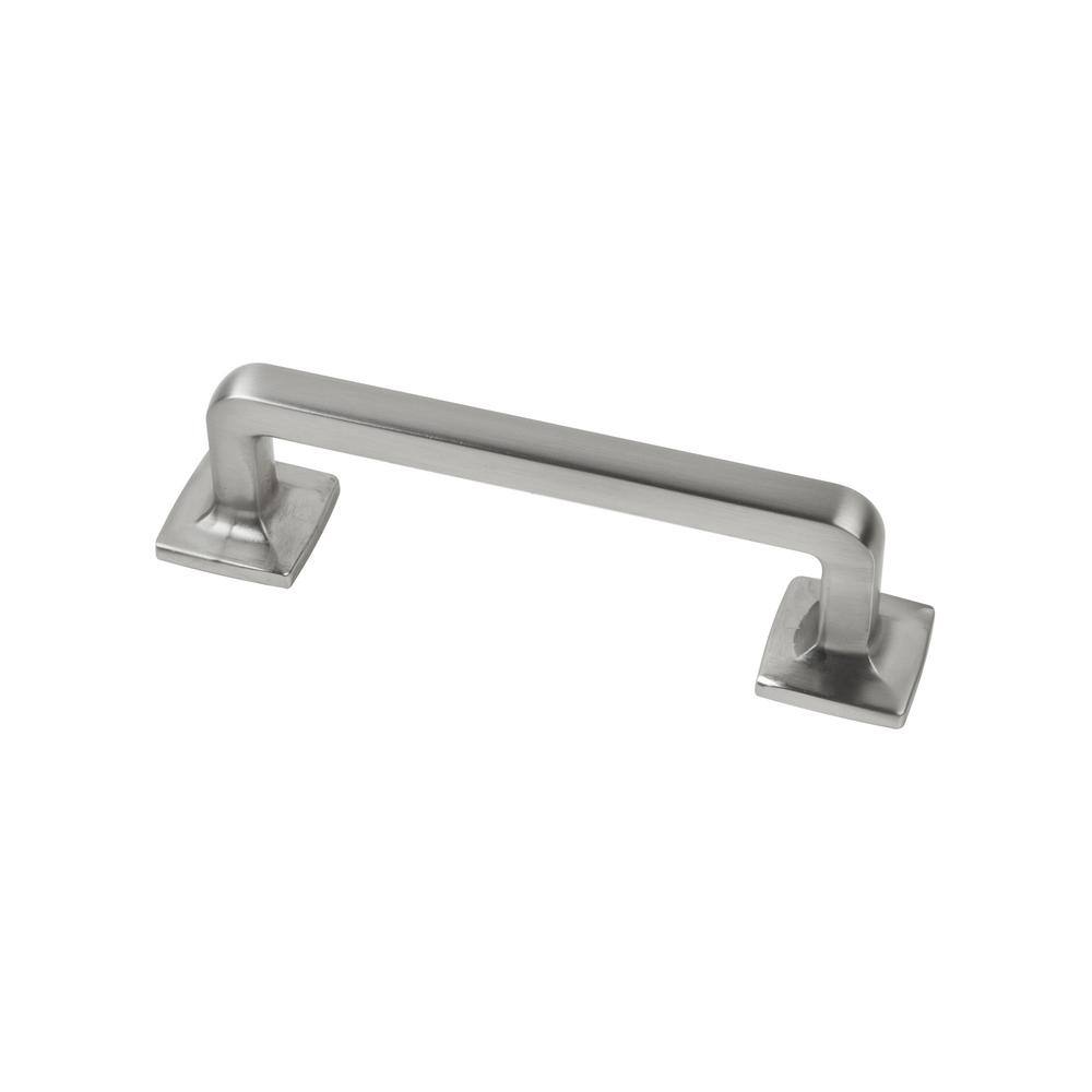 10-Pack Boise 3-1/2 in. (89 mm) Center-to-Center Traditional Satin Nickel Bar Drawer Pull - Hercitys
