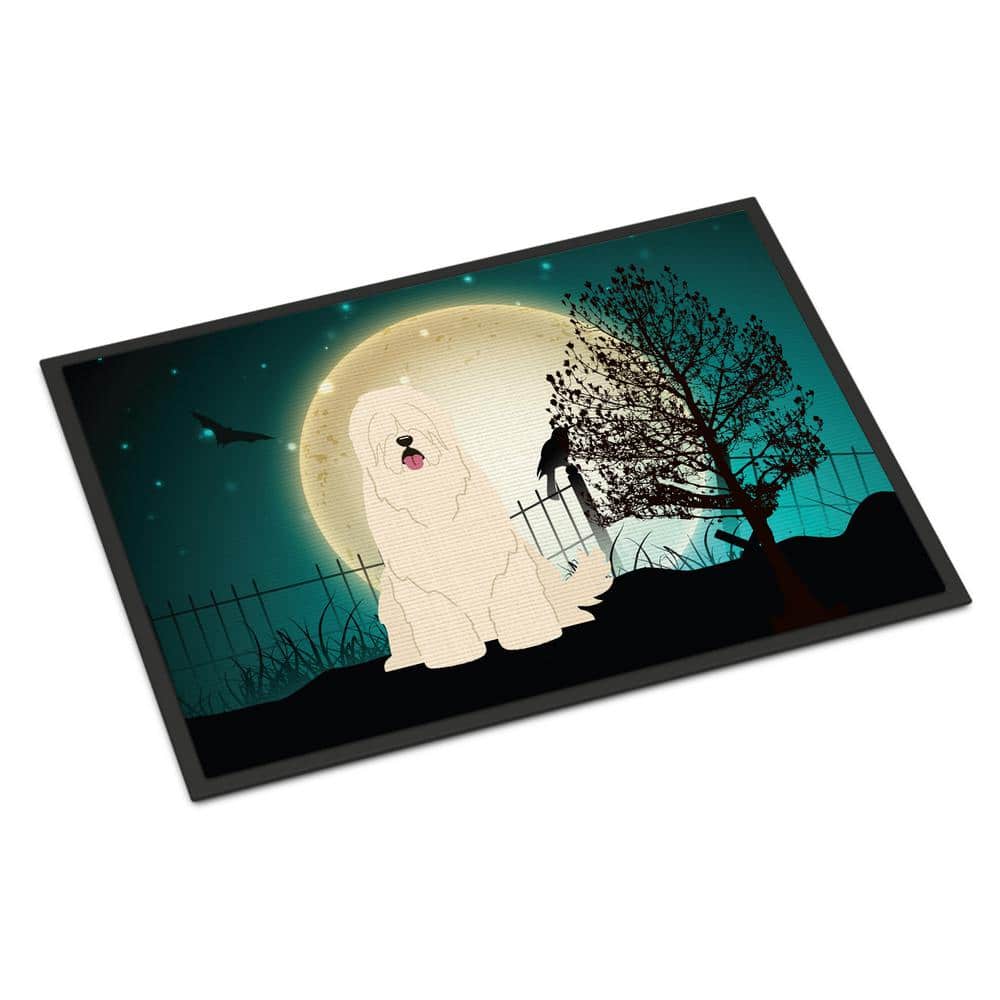 24 in. x 36 in. Indoor/Outdoor Halloween Scary South Sheepdog Door Mat - Hercitys