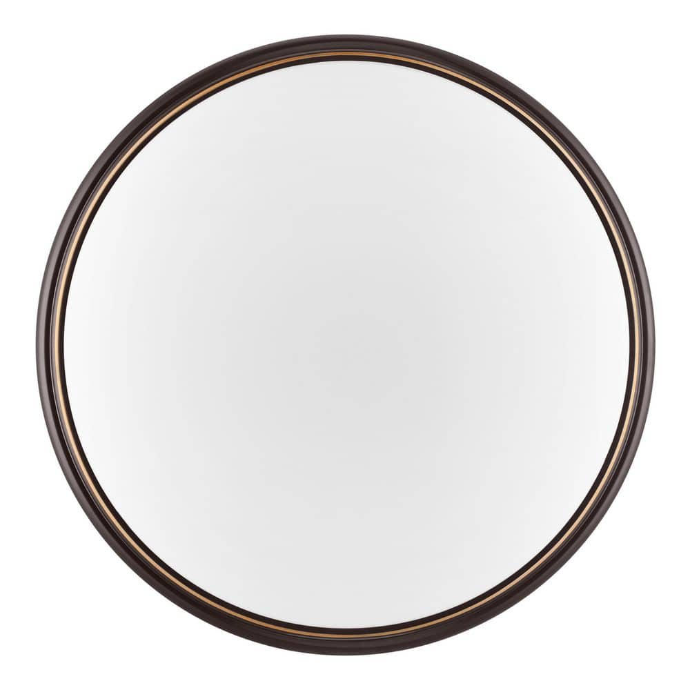 14 in. Light Brushed Nickel and Oil-Rubbed Bronze Adjustable CCT Integrated LED Flush Mount with Interchangeable Trim - Hercitys